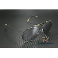 thumbnail image 3 of Tom Ford FT0489 P 01C Titanium Shiny Black Smoke Mirror 61 mm Men's Sunglasses, 3 of 5