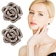 thumbnail image 1 of HomeKingdee Vintage Black Rose Diamond Inlaid Earrings - Fashion Personality Rose Earrings for Wedding Anniversary Birthday Jewelry Gifts for Women Girls, 1 of 5