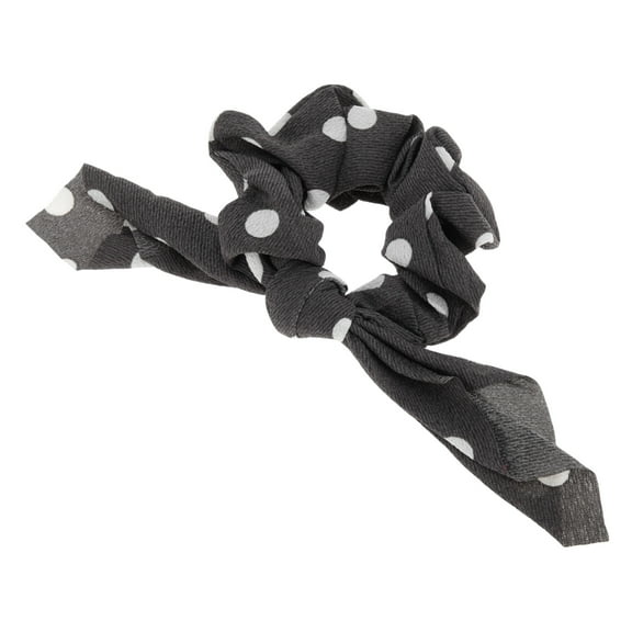 Unique Bargains 1 Pc Grace Rabbit Ears Hair Ties Hair Bands Gray Brown