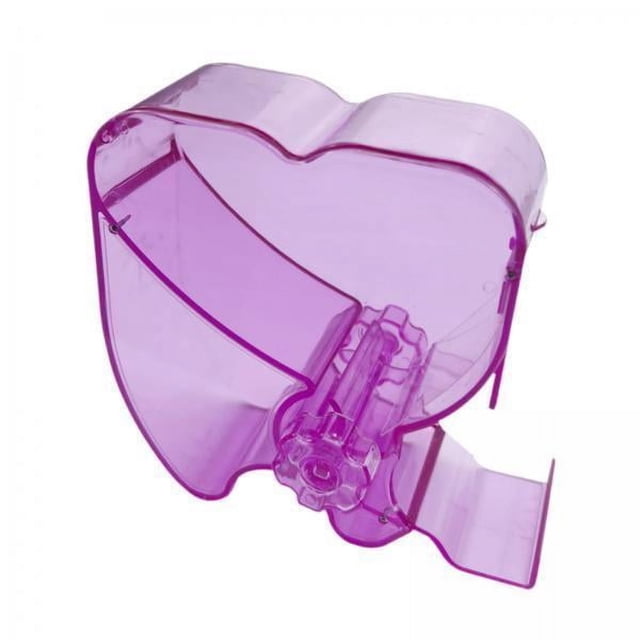 Dispensador De Rollos De Algodón 3x Contenedor Giratorio Fácil De Usar Para Uso Doméstico Encimera Violeta