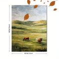 thumbnail image 3 of Qisvanset 12x16 Inch Elephants Running Dust Storm Canvas Painting Wall Art, 3 of 5