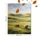 thumbnail image 3 of Qisvanset 12x16 Inch Elephants Running Dust Storm Canvas Painting Wall Art, 3 of 5