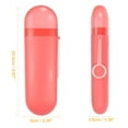 thumbnail image 4 of Estuche Portátil para Cepillos de Dientes Unique Bargains Plástico Rojo 20.5x6x3.5cm, 4 of 7
