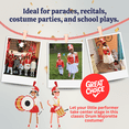 thumbnail image 2 of Dress Up America Girls Drum Majorette Costume - Kids Marching Band Uniform, White/Red, Small, 2 of 7