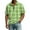 Mint Green, variant on Men's St. Patrick's Day Shamrock Polo Shirt Short Sleeve Half Zip Casual Top