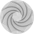 thumbnail image 1 of Ahgly Company Tapis d'Intérieur Lavables en Machine, Ronds, Transitionnels, Gris Platine, 7' Ronds, 1 of 7