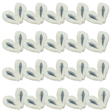 20pcs Hairpin Making Material Easter Hair Clip Accessories Bunny Ears Charms