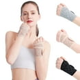 thumbnail image 1 of Cheers.US Adjustable Wrist Wrap for Men and Women - Workouts Wrist Band, Carpal Tunnel Compression Wrist Brace, Tendonitis Wrist Splint, Left Right Hand One Size Adjustable-1Pair, 1 of 7
