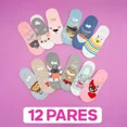 thumbnail image 2 of Calcetines Algodón Tobitin Tines De Mujer Animalitos 12pzs, 2 of 8