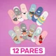 thumbnail image 2 of Calcetines Algodón Tobitin Tines De Mujer Animalitos 12pzs, 2 of 8