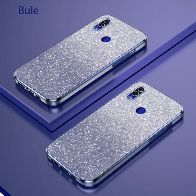 Note7 7pro Luxury Glitter Gradient Plating Case For Xiaomi Redmi