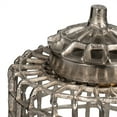thumbnail image 2 of Sagebrook Home Metal Cylinder Lidded Jar, 2 of 9