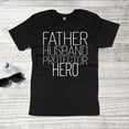 thumbnail image 2 of NanyCrafts' Father Husband Protector HERO Adult Fine Jersey Tee, 2 of 2