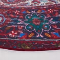 thumbnail image 4 of SAFAVIEH Tucson Cornelius Traditional Machine Washable Area Rug, 6' x 6' Round, Red/Blue, 4 of 9
