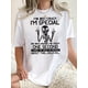 thumbnail image 1 of Camiseta básica para mujer veranoWomen's Fun Skull Print T-Shirt - Casual Crew Neck, Short Sleeve, Stretchy Polyester Blend, Machine Washable - Perfect for Summer & Everyday FashionFather's Day, Mot, 1 of 7