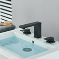 thumbnail image 6 of feetron Stainless Steel Matte Black Bathroom Faucet, 6 of 9