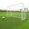thumbnail image 2 of Ktaxon Durable PVC Backyard Soccer Goal Frame Net, 8' x 5', White, 4.4kg, 2 of 7