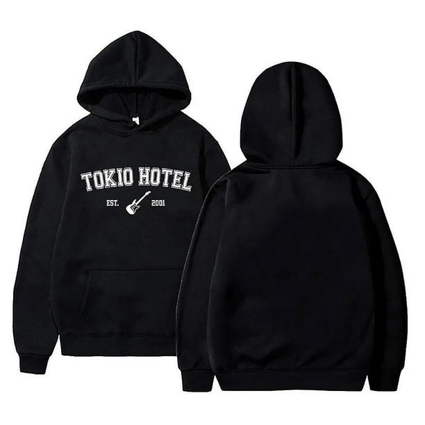 Sudaderas con capucha de Tokio Hotel, jerséis de banda de Rock, sudadera con estampado de Bill Kaulitz, Sudadera con capucha Kaulitz 89, ropa de calle Y2k, sudaderas de Tokio Hotel