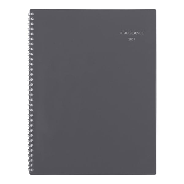 AT-A-GLANCE DayMinder Weekly/Monthly Planner GC5450721 8-1/2" x 11" Black 