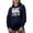 Navy Blue, variant on Birthday Girl Time to Level Up - Video Gamer's B-day, Navy Blue Hooded Sweatshirt or Hoodie, Large