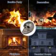 thumbnail image 3 of 3PCS Lava Skull Rocks Skull for Fire Pit Skeleton Fire Pit Heads Halloween Skull Shaped Fire Stones, 3 of 8