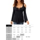 thumbnail image 5 of Blusa informal con hombros descubiertos y cordones para mujer Adepaton WMZY-347-11, 5 of 5