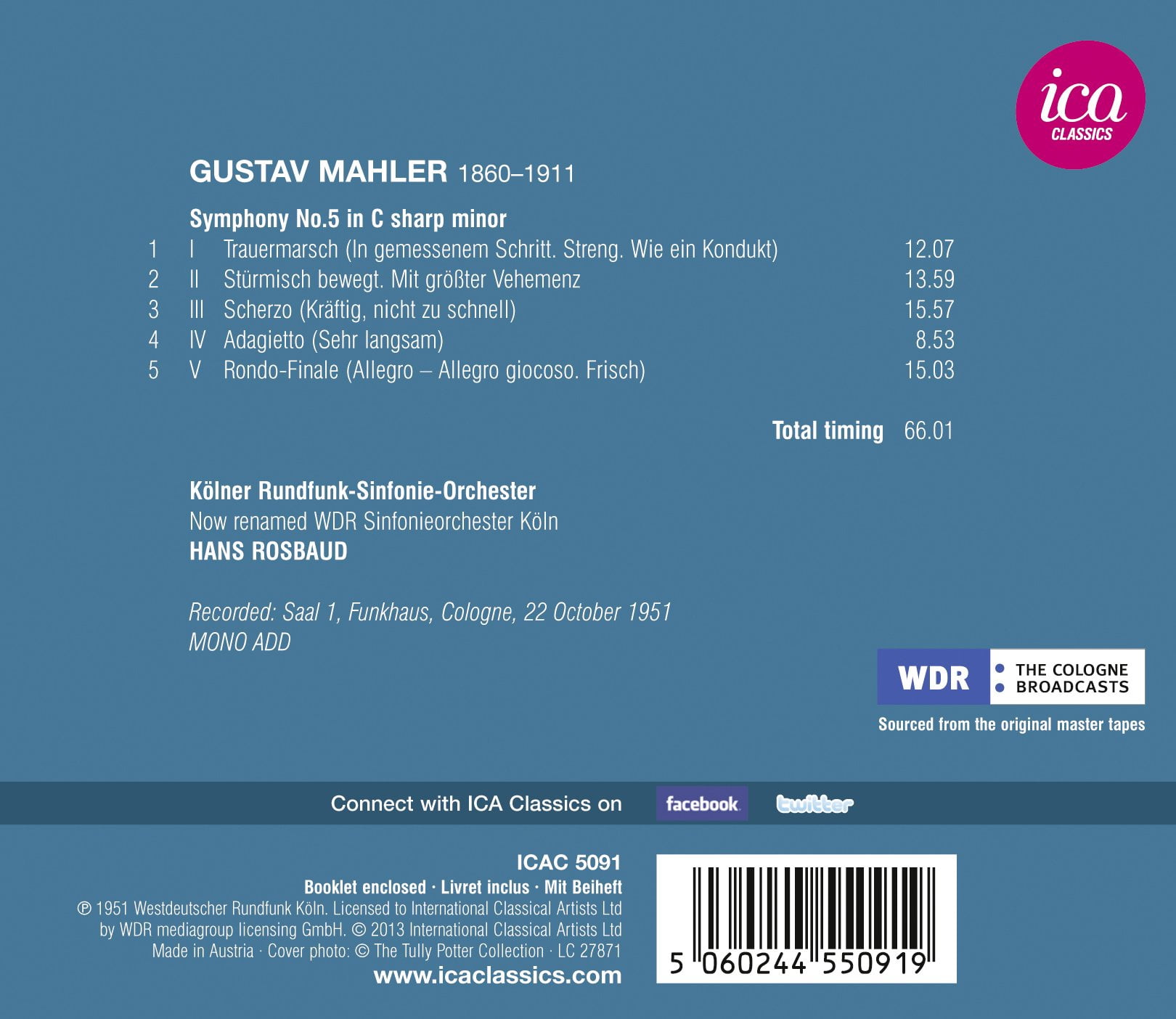 Hans Rosbaud - Hans Rosbaud - Music & Performance - CD
