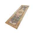 thumbnail image 2 of Unique Loom Outdoor Traditional Collection Area Rug - Timeless (2' 7" x 12' Runner Navy Blue and Light Pink/Gold), 2 of 9