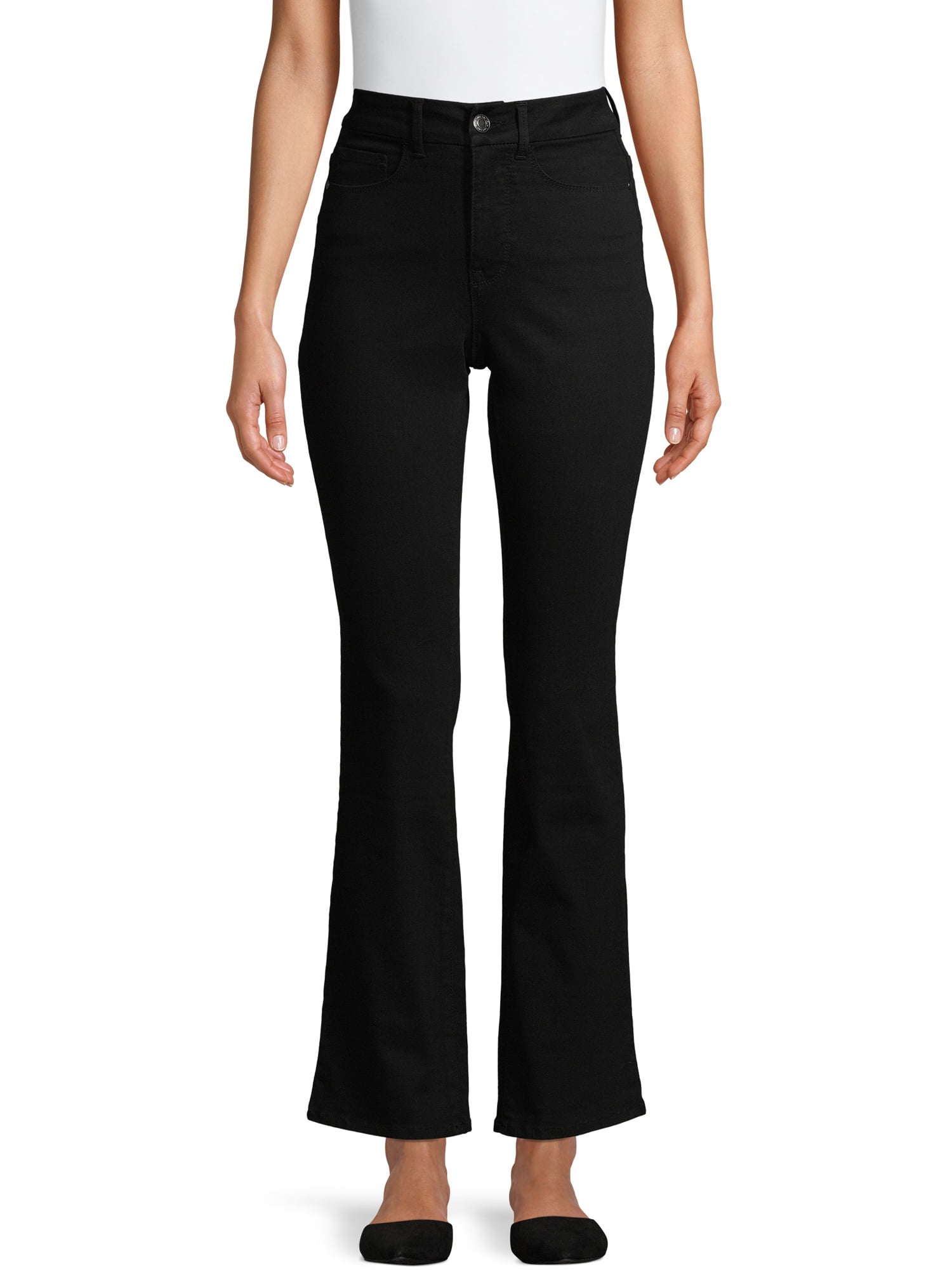 Buy Time and Tru Womens High Rise Slim Bootcut Jeans Online in India ...