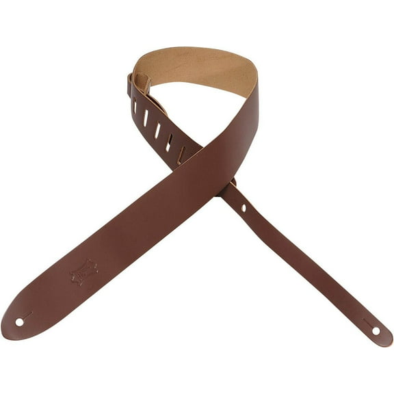 Levy's Leather Guitar Strap 2" Brown