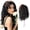 Black, variant on Wavy Half Hair Wigs - Lightweight Synthetic Hairpiece with Natural Water Ripple Effect for Everyday Use