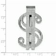 thumbnail image 2 of Beautiful Sterling Silver Rhodium-plated Dollar Sign Money Clip, 2 of 2