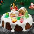 thumbnail image 3 of Guodhu Christmas Silicone Baking Pan 6.6x10 inch Nonstick Rectangula Porous Cake Mould, for Bread Loaf Brownies, Easy Release（Pink）, 3 of 3
