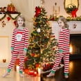 thumbnail image 2 of SkiBeaut Christmas Pajamas Toddler Boy Kids Holiday Pajamas Set Santa PJS Winter Sleepwear Children Clothes(2T-12T), 2 of 7