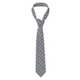 thumbnail image 1 of Fotbe Snowflake Christmas gnome Corbata Clásica para Hombre con Estampado – Corbata de Seda Jacquard Tejida, para Negocios, Bodas y Eventos Formales, 1 of 7