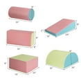 thumbnail image 2 of Gymax 5-Piece Kids Climb and Crawl Activity Play Set Safe Foam Blocks Soft Climber, 2 of 8