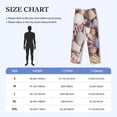 thumbnail image 4 of Fuzoiu Sea Shells Print Men's Pajama Pants,Lounge Pants for Men,Lounge PJ Bottoms,Sleepwear Pants with Drawstring Pockets -Medium, 4 of 6