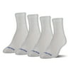 MediPeds Diabetic CoolMax Quarter Casual Socks, Large, 4 Pack