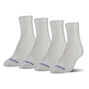 MediPeds Diabetic CoolMax Quarter Casual Socks, Large, 4 Pack