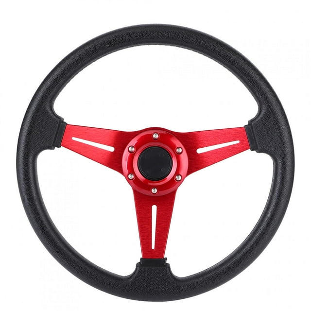 FLAMEEN Steering Wheel, Premium Material Easy To Use For Home