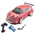 thumbnail image 4 of Coche de control remoto eléctrico de deriva SY1204, escala 1:12, 2,4 G, con luces LED, minimodelo de carreras Batería única roja, 4 of 8