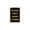 Black Gold, variant on Portrait Round Please Keep Door Closed Sign (Black /Gold) - Small 4" x 6"