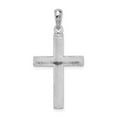 thumbnail image 3 of Finest Gold Sterling Silver Polished Tubular Latin Cross Pendant, 3 of 3