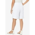thumbnail image 2 of Jessica London Women's Plus Size Linen Short, 2 of 3
