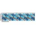 thumbnail image 2 of Ambesonne Abstract Fabric by the Yard Upholstery, Modern Art Stripes, 5 Yards, Grey Blue White, 2 of 4