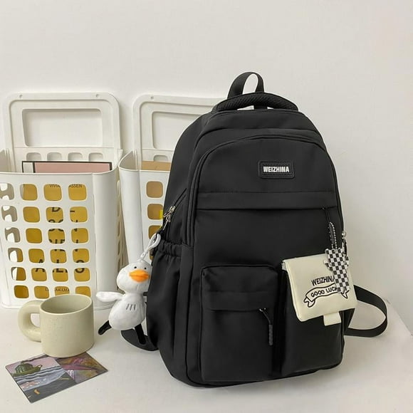 Nouveau Sac à dos d'Été pour Femmes à Multiples Poches Sac d'École pour Filles Grande Capacité Imperméable Sacs à dos de Voyage Sacs de Rangement Tendance Sac à dos scolaire