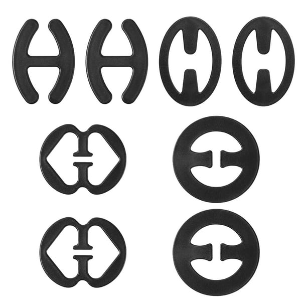 BESTONZON SUPVOX 8pcs Bra Strap Clips Bra Straps Holder Bra Strap