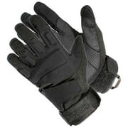 BLACKHAWK MEN'S BLACK SOLAG SPECIAL OPS FULL FINGER LIGHT ASSAULT GLOVE MED