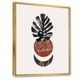 thumbnail image 3 of Designart 'Abstact Tropical Palm Leaf, Minimal Sun And Moon II' Modern Framed Canvas Wall Art Print, 3 of 5