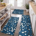 thumbnail image 2 of Pioneer Flower Floral Print Pattern Kitchen Rugs Sets Of 3,Kitchen Runner Rugs Non Skid Washable,Decorative Kitchen Floor Mats for Kitchen,Sink,Laundry,17"x30"+ 17"x47" + 17"x59", 2 of 6